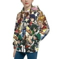 thumbnail image 2 of My Hero Academia Teenager Hoodies Shirt Zipper Sweatshirts Hooded Hoody Clothes Coat For Boys Girls, 2 of 7