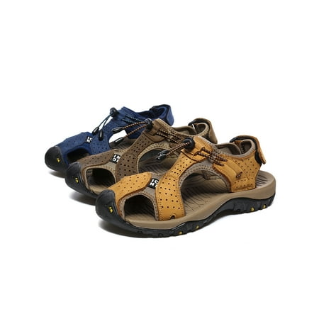 mens closed toe hiking sandals