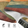 thumbnail image 6 of Yayeee Runner Rug for Bedroom 2'x6' Machine Washable Hallway Non Slip Mat, Abstract Wavy Landscape, 6 of 8