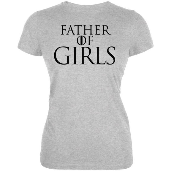 Father's Day Father of Dragons Girls Juniors Soft T Shirt