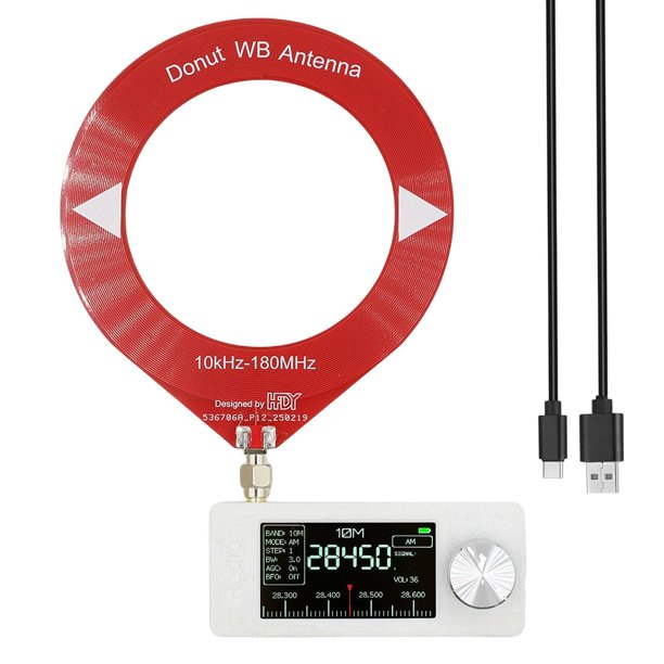SI4732 Mini Radio AM/Receptor de Radio de Bolsillo Portátil SW, Lw, Ssb, Lsb, USB, AM, Rojo