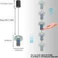 thumbnail image 4 of FSLiving 10W Adjustable Levitate Track Pendant Light J-Type Retractable Track Pendant Light with Remote Control with Dimmable Smart Led Light Adjustable Height for Decor Dining,Oil Blue - 1 Pack, 4 of 6