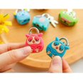 thumbnail image 5 of 4pcs Mini Padlock Security Lock With Key Cute Cartoon Doll Animal Padlock Kid Gift, 5 of 5