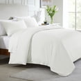 thumbnail image 1 of California Design Den Duvet Cover - 400 Thread Count 100% Cotton, 3 Piece Sateen Weave Bedding Set, Soft Luxury Comforter Cover and Two Pillow Shams, with Button Closure and Corner Ties, 1 of 9