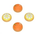 thumbnail image 4 of PlayVital Joystick Caps for Nintendo Switch, Thumbstick Caps for Switch Lite, Analog Cover for Switch OLED Joycon - Tangerine, 4 of 6