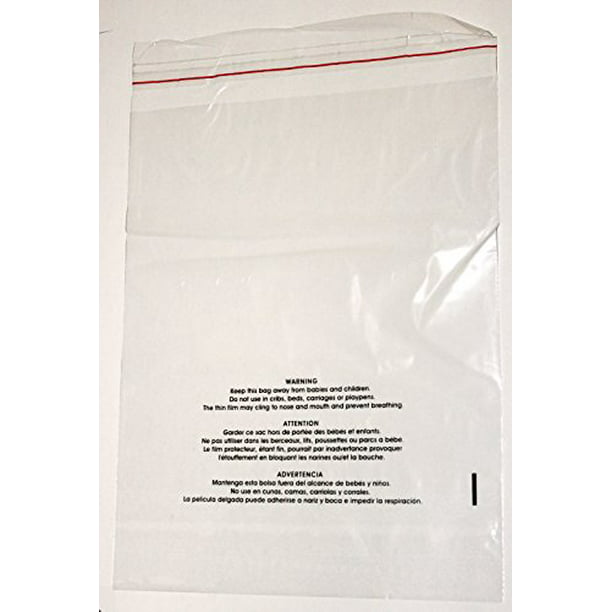 Uline Clear Poly Mailers Plastic Bundle Bags 8 X 10 1 5 Mil Suffocation Warning Bags 100 Pack S 16790 Walmart Com Walmart Com