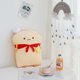 thumbnail image 2 of Toast Bread Pillow Funny Food Plush Toy Pillows Small Cute Stuffed Plush Toast Sofa Pillow (Toast, Brown), 2 of 4