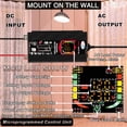 thumbnail image 3 of Inversor de coche de 6000W CC 12V a CA 110V 220V Inversor de corriente inteligente Pantalla LCD Sywqhk Accesorios para autos y motos, 3 of 9
