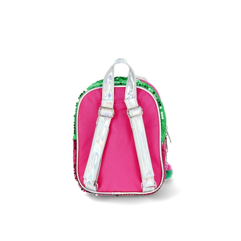 flip sequin mini backpack girls Wicked Girls Sequin Mini Backpack, Green/Pink