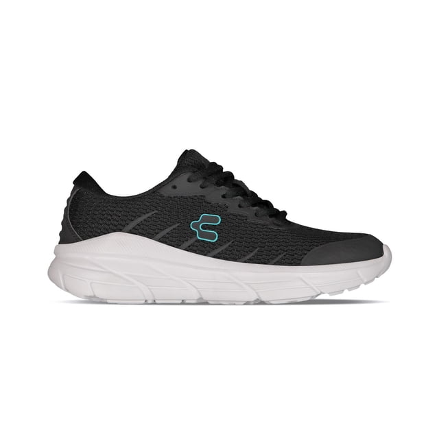 Tenis Charly Relax Walking Unisex Cómodos negro 23