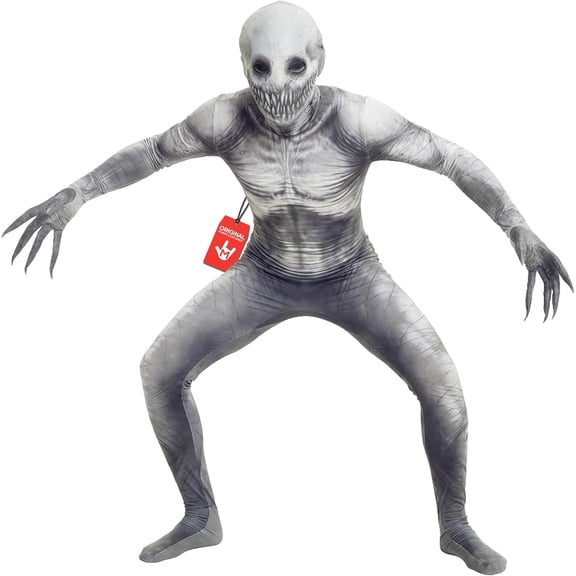 Morphsuits Morphsuits The Rake Kids Halloween Costume, Scary Boys Morphsuit, Fun Dress-Up Outfit For Halloween Parties Halloween Costume For Unisex Gray X-Large