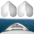 thumbnail image 2 of Stainless Steel Boat Bow Guard - 2 Pcs sticker Protector from Scratches, 2 of 8