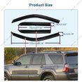 thumbnail image 6 of For 2004-2009 Toyota 4Runner Window Visors Vent Sun Shade Rain Guards Deflectors, 6 of 7