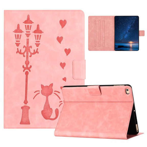 ELEHOLD Case for iPad mini 12345,Premium PU Leather Case with Auto Sleep/Wake & Adjustable Stand,Pink