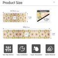 thumbnail image 3 of Yayeee Faucet Mat for Kitchen Sink 30" Diatomite Long Splash Guard Pad, Retro Pink Stars, 2 Pack, 3 of 7