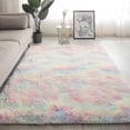 thumbnail image 1 of Large Plush Carpet Living Room Decoration Fluffy Rug Thick Bedroom Carpets Anti-slip Floor Soft Lounge Rugs Solid Mat, 1 of 5
