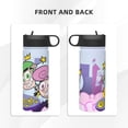 thumbnail image 3 of The Fairly OddParents Kids Insulated Water Bottle With Straw - 18 Oz Stainless Steel Double Wall Vacuum Cup, Leakproof, Bpa Free, Suitable For Boys And Girls, 3 of 5