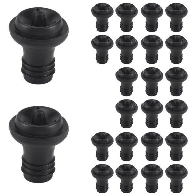 24 piezas de tapón de vino resellable, tapones de vacío para bomba de vino, tapones de vacío para vino, tapones de vacío reutilizables para ahorrar vino