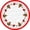 Red1, variant on Nanqianyi 60" Round Red Christmas Tablecloth,Bow Pine Ornament Print,Elegant Winter Waterproof Dining Table Decor