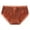 Brown, variant on Juniors Cotton Lace Bikini Brief Panties - Size M, Black, Breathable Skin-Friendly for Daily Wear