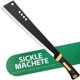 thumbnail image 1 of "- “Cuchillo de Hoz de Hacha de Limpieza de Cepillo de Gancho con Hoja de Acero al Carbono Machete de Hoz de Hierba para Cortar árboles, Hoz de Cosecha ma- “Negro, “20”, 1 of 4