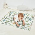 thumbnail image 2 of White Dinosaurs Palms Pineapples Pattern Blanket,Comfortable Soft Lamb Wool Throw Blanket,All Season,Warm Lightweight Blankets for Sofa Bed Couch Living Room Chair,30"x40", 2 of 4