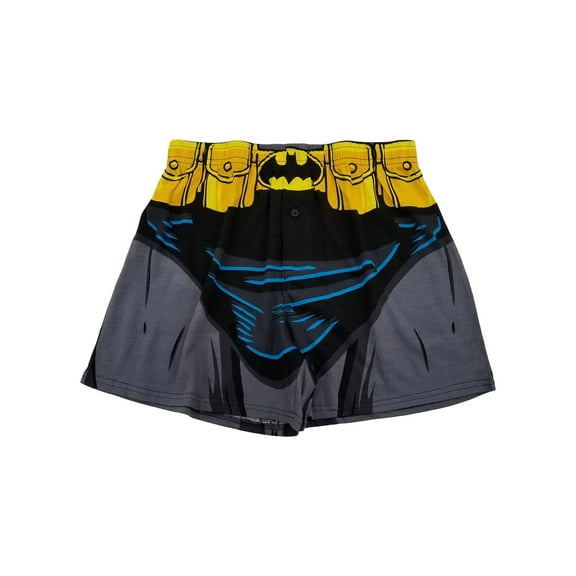 Batman Mens Black & Gray Character Underwear Boxers Boxer Shorts XX-Large