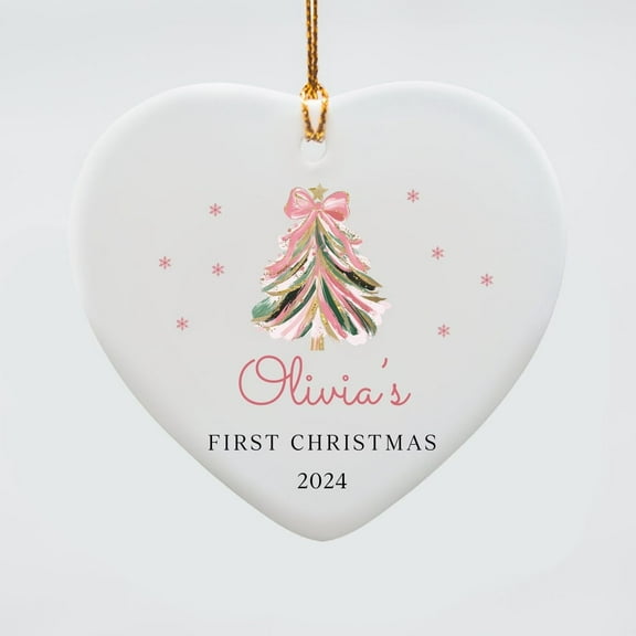 Personalized Baby's First Christmas Ornament, Baby Name Ornament, New Baby Gift, Baby Keepsake, Custom Baby Ornament 2025