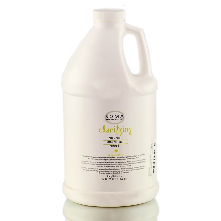 64 oz / half gallon , Soma Smoothin' Shampoo Hair Scalp, Pack of 1 w