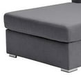 thumbnail image 5 of Meg 67 Inch 2 Seater Left Sectional Loveseat Reversible Chaise Gray, 5 of 9