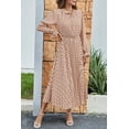 thumbnail image 3 of Vestido PRETTYGARDEN Boho Floral Cuello en V Manga Larga XL, 3 of 5