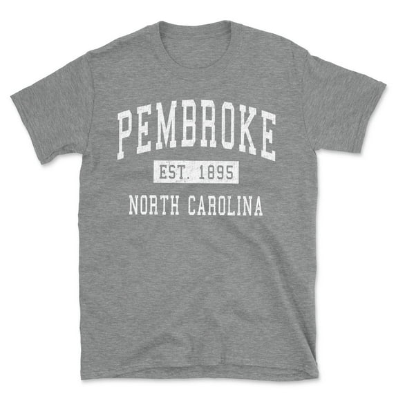 Pembroke North Carolina Classic Established Men's Cotton T-Shirt