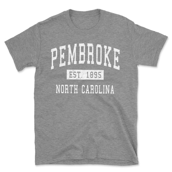 Pembroke North Carolina Classic Established Men's Cotton T-Shirt