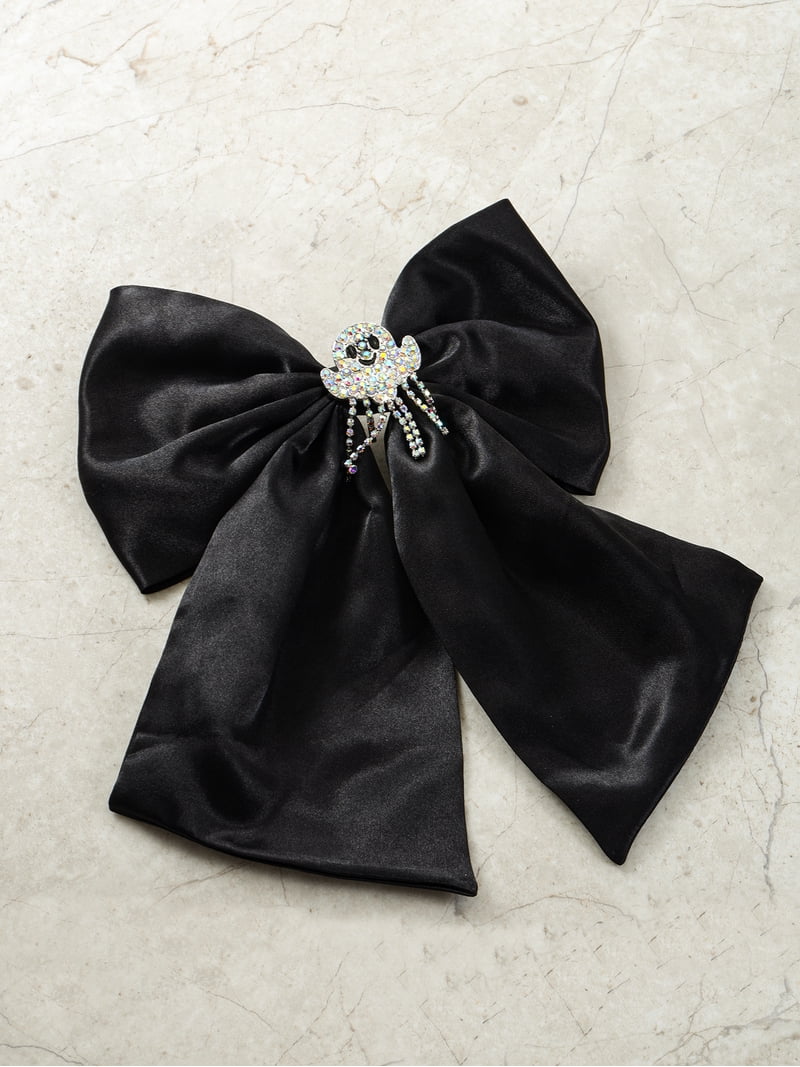 Way to Celebrate Halloween Hair Bow with Ghost Embellishment  display picture 2