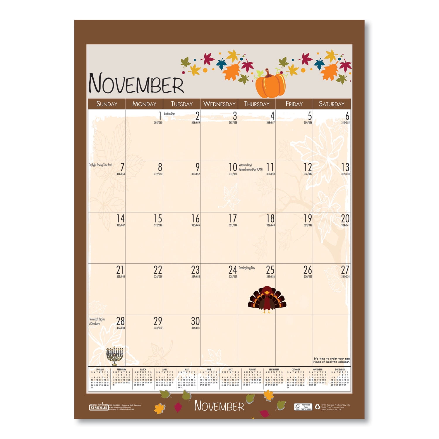 Printable November 2025 Calendar Thanksgiving Daylight Saving crissy
