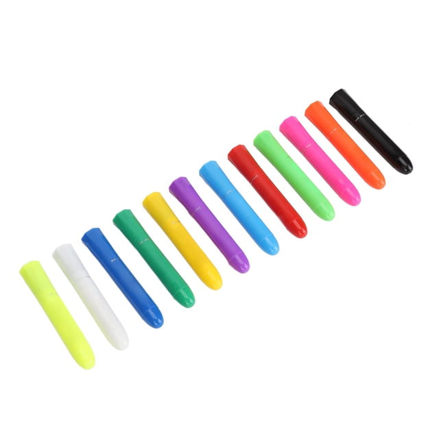 Twistable Face Painting Kits, Strong Adhesion Face Painting Sticks Skin Irritation Proof 12 Colors for Cosplay