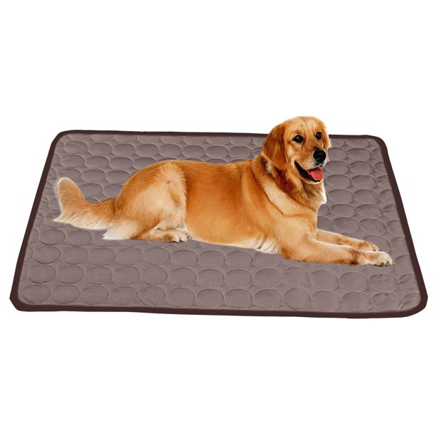 Fnyoxu - Cojín de seda fría para mascotas, lavable, para perros y gatos, para cama, sofá, asiento de coche y suelo