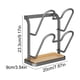 thumbnail image 3 of Organizadores y almacenamiento para armarios, estante para tablas de cortar, estante para sartenes, estante para tapas de sartenes, sin perforaciones, fácil de instalar, estante multifuncional de pare, 3 of 6