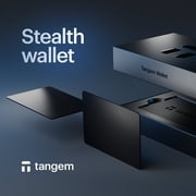 Tangem Wallet Pack of 3 - Stealth Collection - Secure Crypto Wallet - Trusted Cold Storage for Bitcoin, Ethereum, NFT's & More Coins - 100% Offline Hardware Wallet
