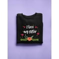 thumbnail image 3 of Love My Sister Sweatshirt Women -SPIdeals Designs, Female 5X-Large, 3 of 4
