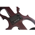 thumbnail image 3 of 4/4 Wood Maple Electric Violin Fiddle Stringed Instrument with Ebony Fittings Cable Headphone Case for Music Lovers Beginners, 3 of 7