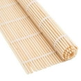 thumbnail image 2 of THY COLLECTIBLES Sushi Making Rolling Mat Natural Bamboo 9.5"x9.5" 2 PCS SET, 2 of 5