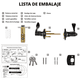 thumbnail image 4 of Stainless steel inner door lock is designed to be used as front door, back door or bedroom lock., 4 of 5