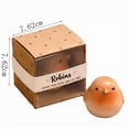 thumbnail image 3 of weibbin Cute Animal Mini Keepsake Ornament Adorable Pocket Gift Mini Figurine in Box Resin Desktop Decor, 3 of 6