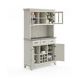 thumbnail image 4 of Homestyles Buffet of Buffets Wood Buffet with Hutch in Off White, 4 of 17