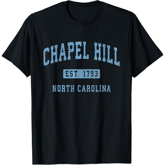 Chapel Hill North Carolina NC Vintage Athletic Sports Design T-Shirt
