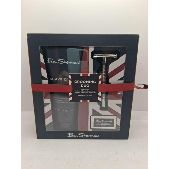 Ben Sherman Grooming Duo Shave Cream & Stainless steel razor