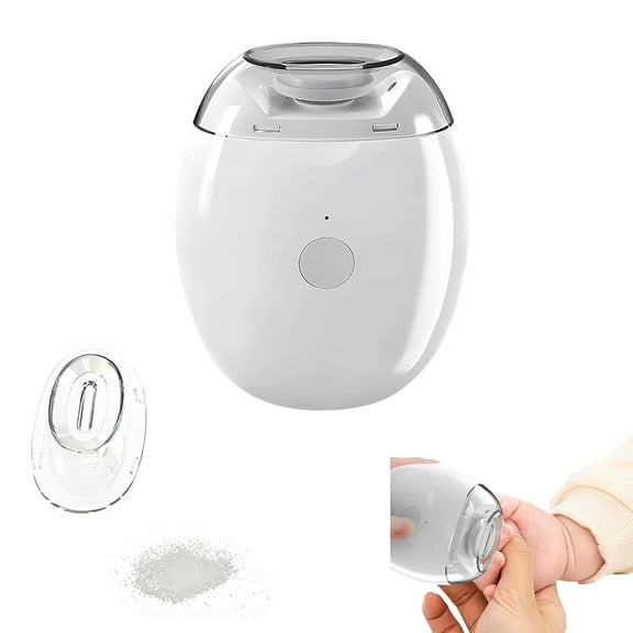 Automatic Fingernail Grinder for Adults and Children, 6-Speed Electric Nail Clipper with 5 Attachments, Safe Nail Trimmer for Baby Kids Seniors & Weak Hands(1PCS)