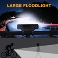 thumbnail image 6 of MUSICOZY 20000LM Super Bright Bike Headlight-Rechargeable Solar LED Cycling Lamp|USB Rechargeable Flashlight with Horn,Adjustable Beam for Road Electric Scooter Cycling Outdoor Women Men Night Riding, 6 of 11