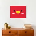 thumbnail image 4 of Creative Products Red Bird Face 14x11 Canvas Wall Art, 4 of 5